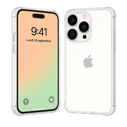 iPhone 16 Pro Max – Coque antichoc transparente SorjenTech