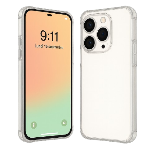 iPhone 17 Pro – Coque antichoc transparente SorjenTech