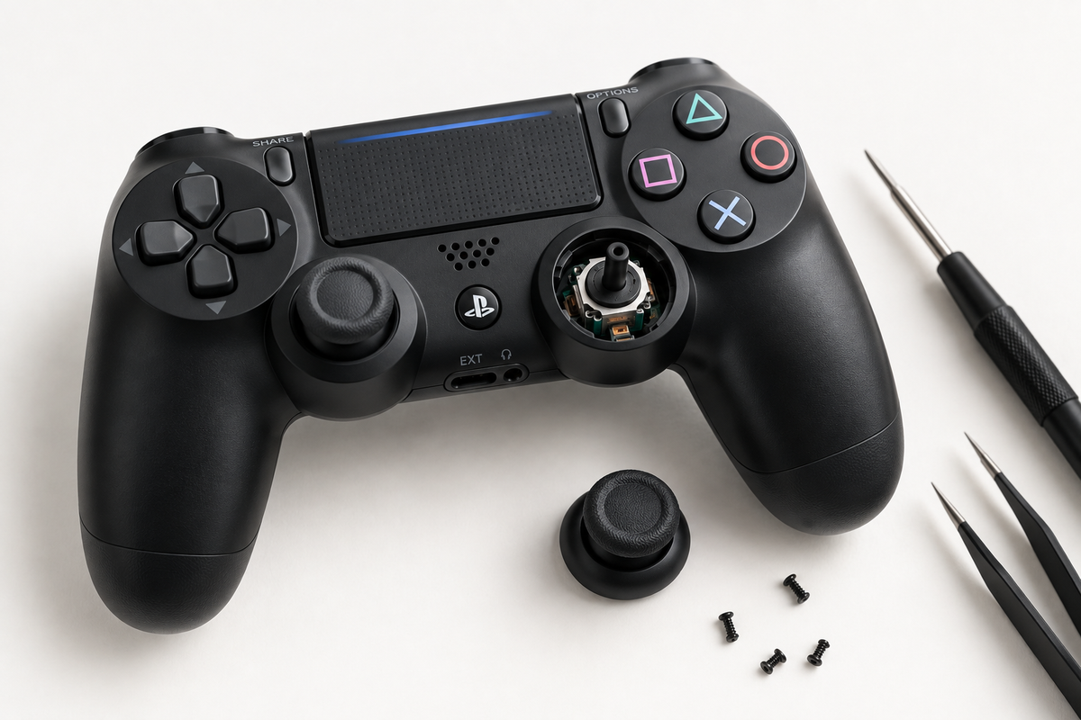 Réparation drift joystick manette PS4 (DualShock)