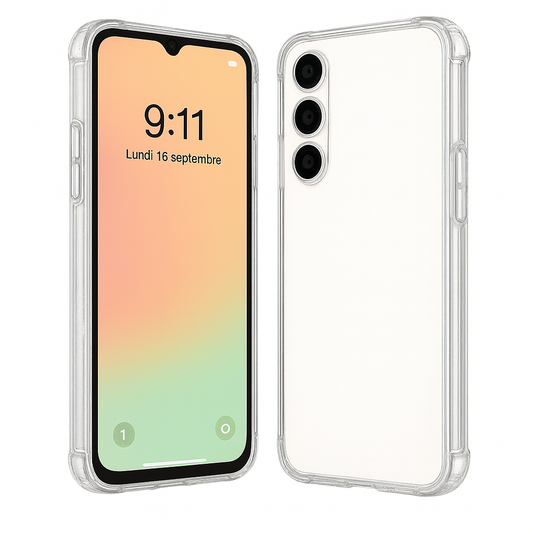 Samsung A06 - Coque antichoc transparente SorjenTech