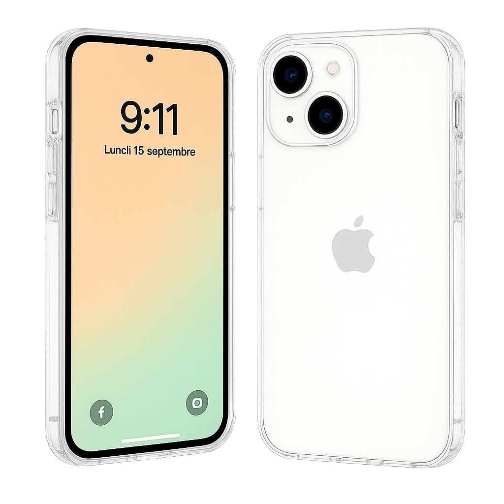 iPhone 15 – Coque antichoc transparente SorjenTech