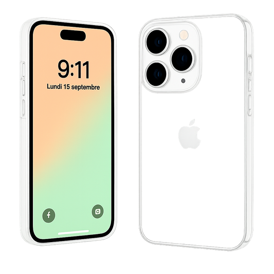 iPhone 15 Pro Max – Coque antichoc transparente SorjenTech