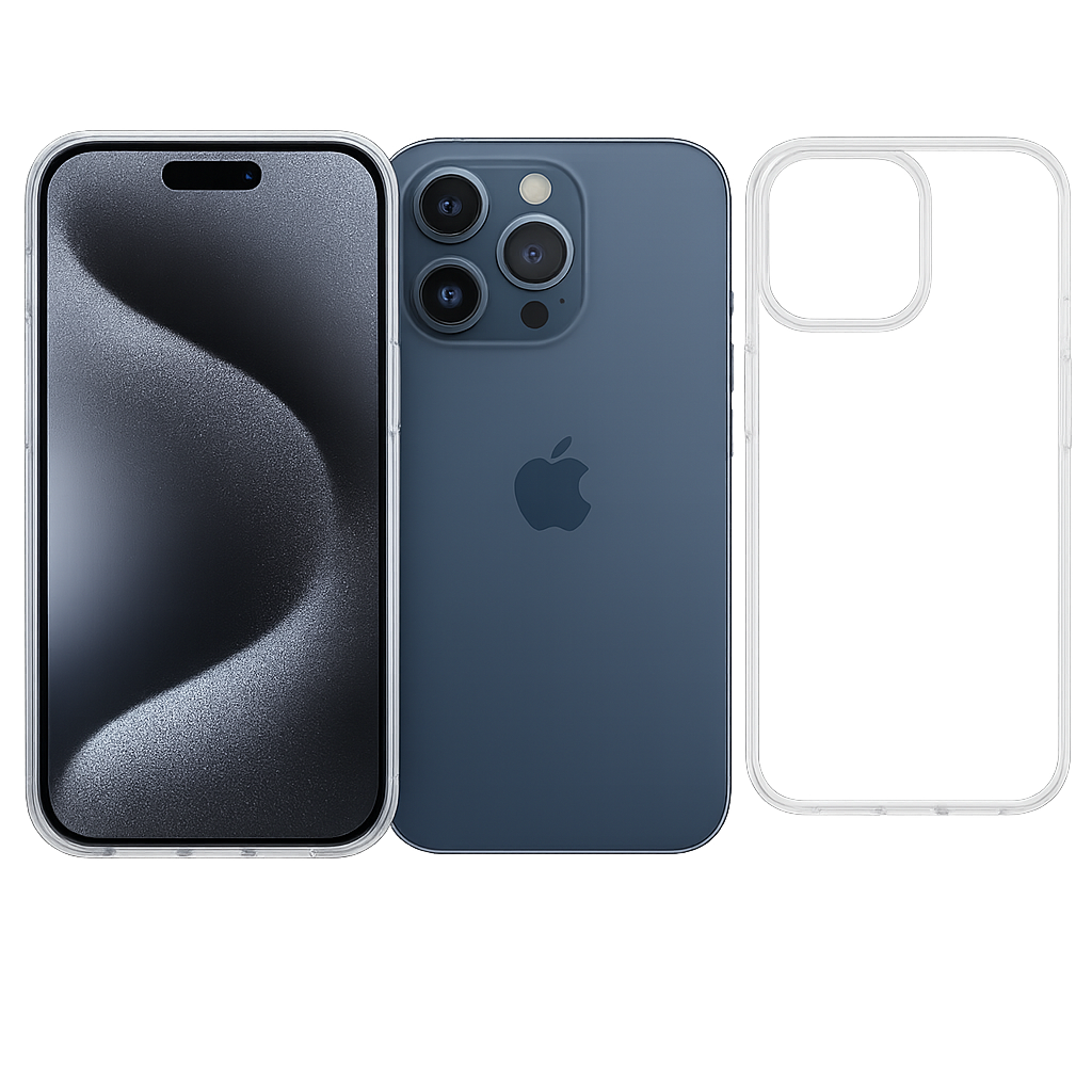 iPhone 15 Pro – Coque antichoc transparente SorjenTech