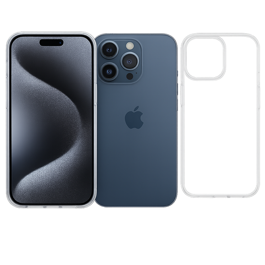 iPhone 15 Pro – Coque antichoc transparente SorjenTech
