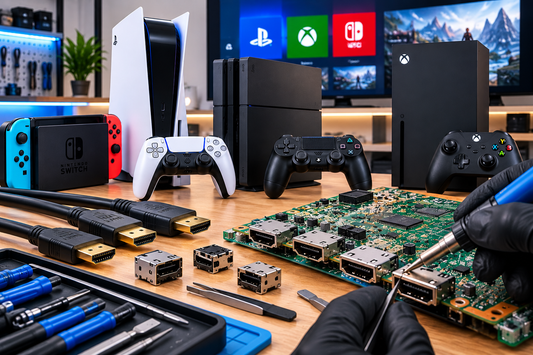 Réparation port HDMI (PS5, PS4, PS3, Xbox)