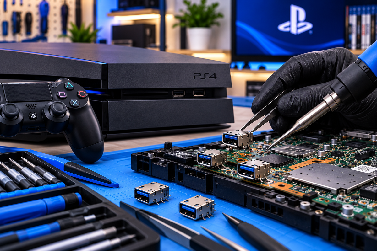 Réparation port USB (PS4)