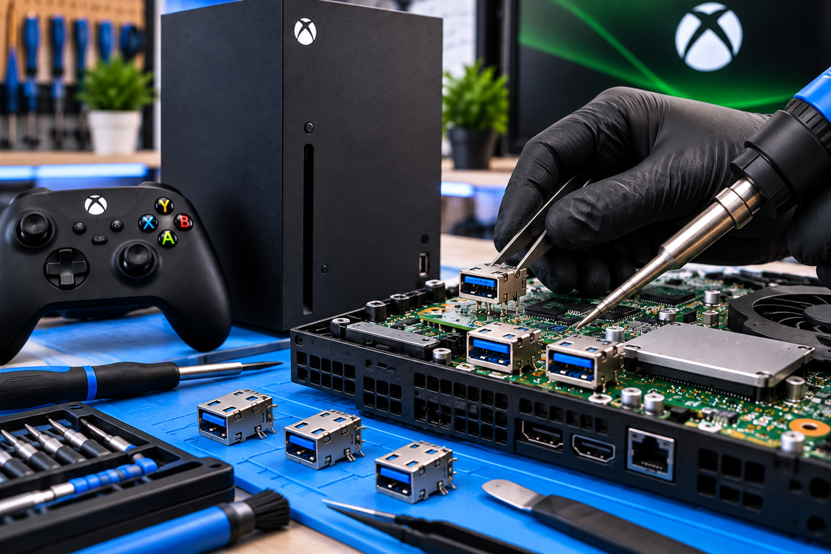 Réparation port USB (Xbox)